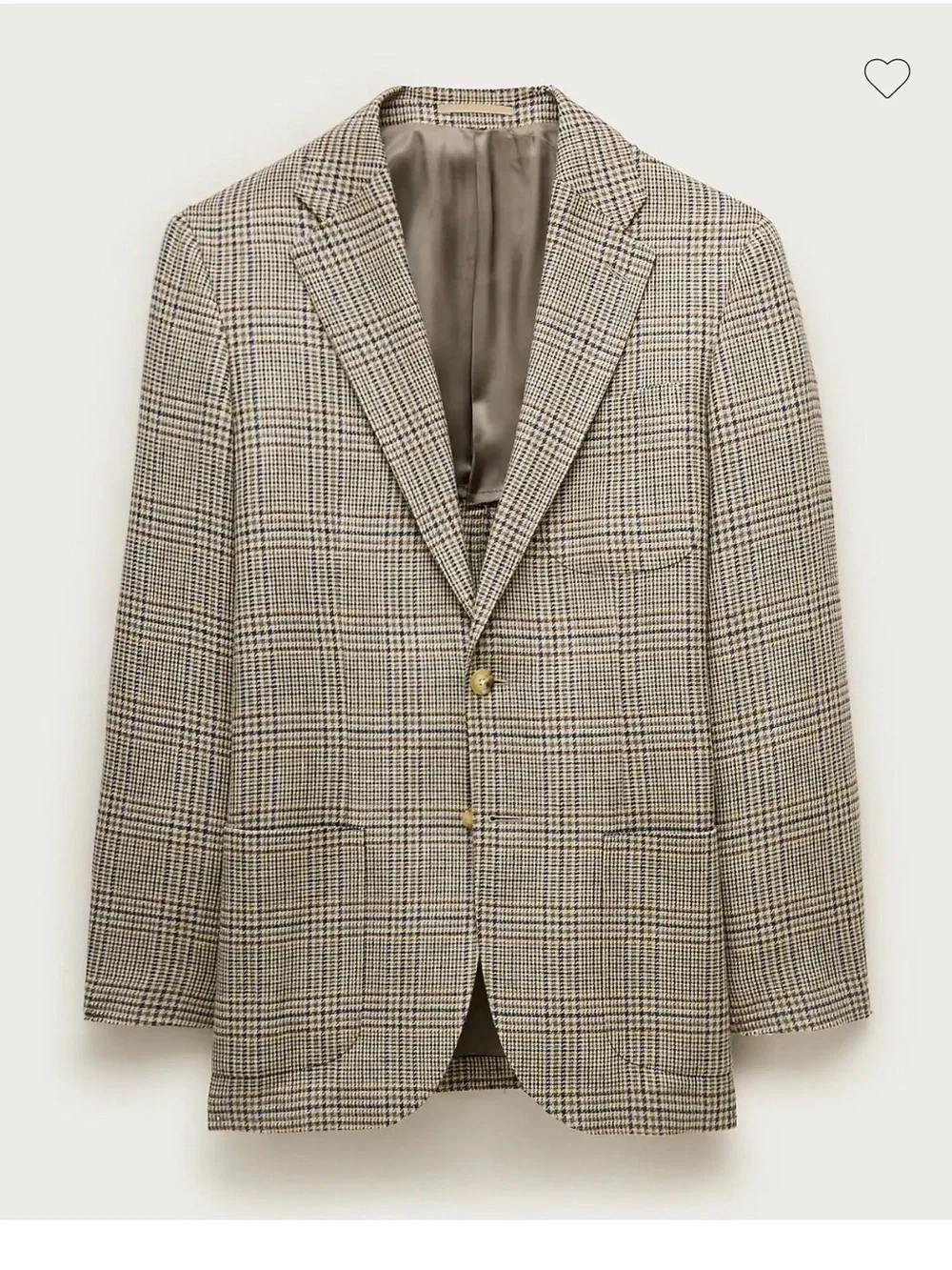 J. Crew Glen Plaid Sport Coat in Tan & Brown NWT